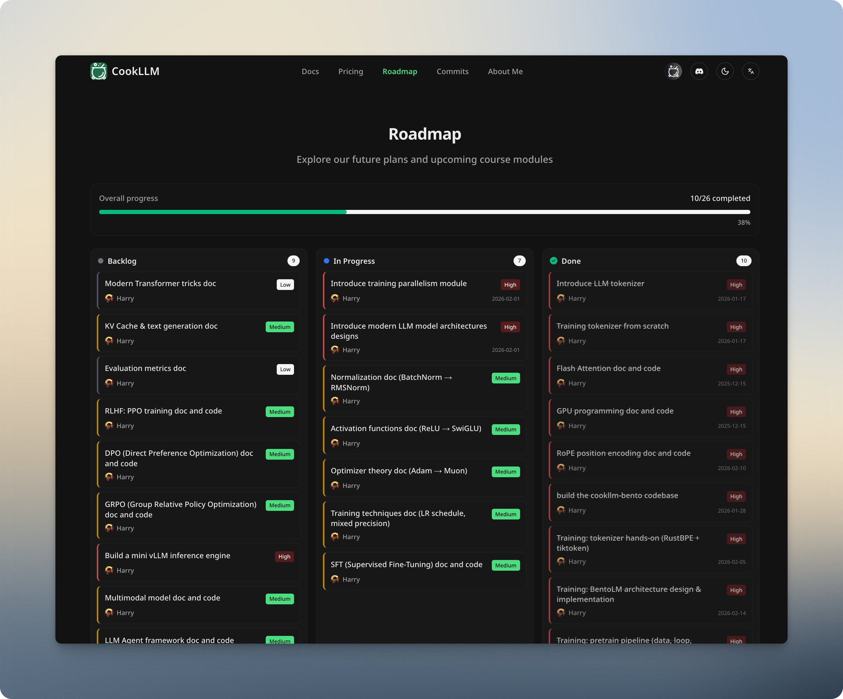 CookLLM - Screenshot 3 showing product features and functionality