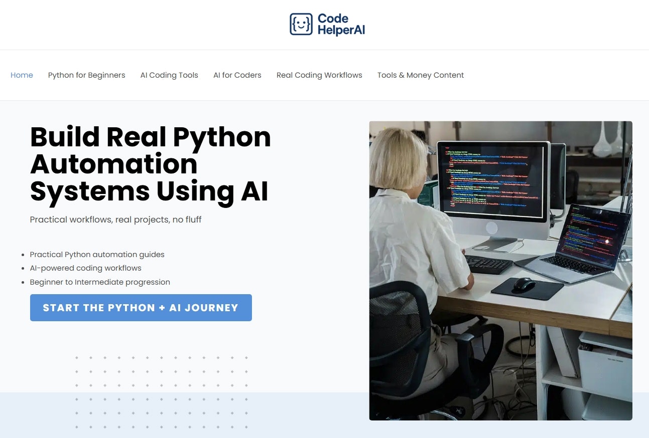 CodeHelperAI - Main product screenshot demonstrating key features and user interface
