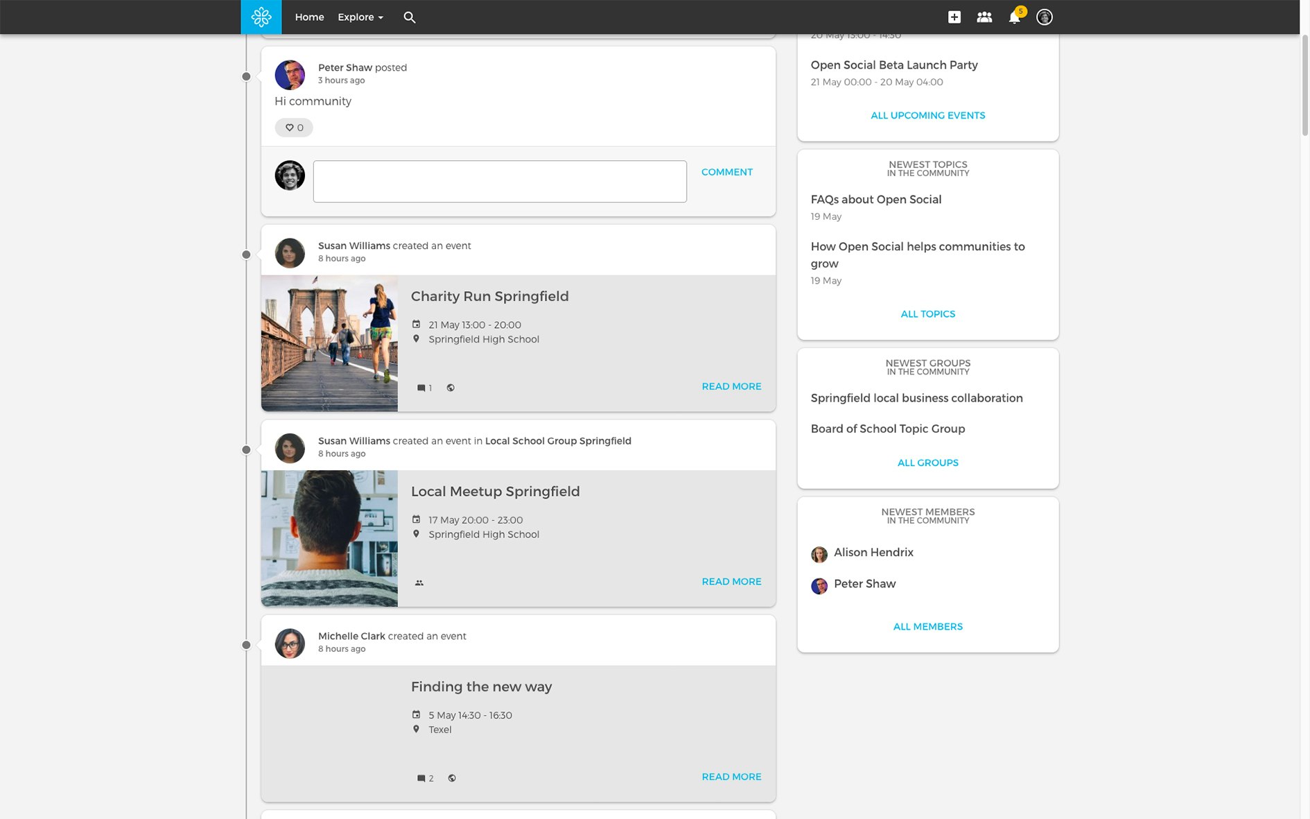 Open Social gallery image