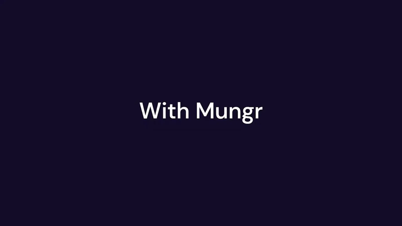 Mungr screenshot 1 (video preview)
