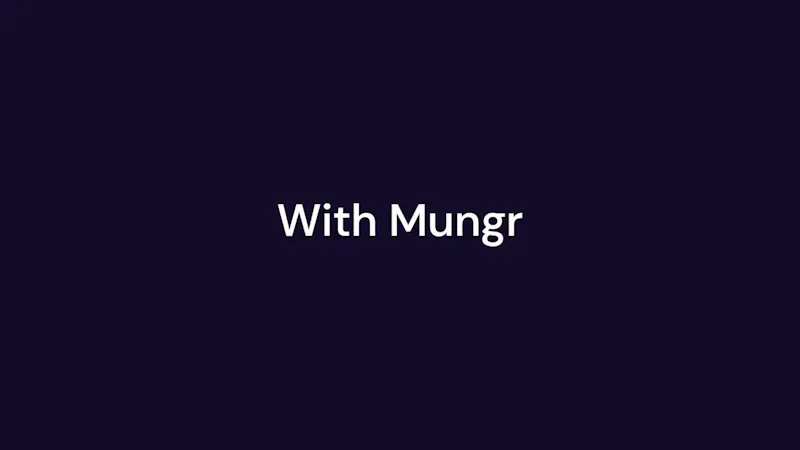 Mungr screenshot 1 (video preview)