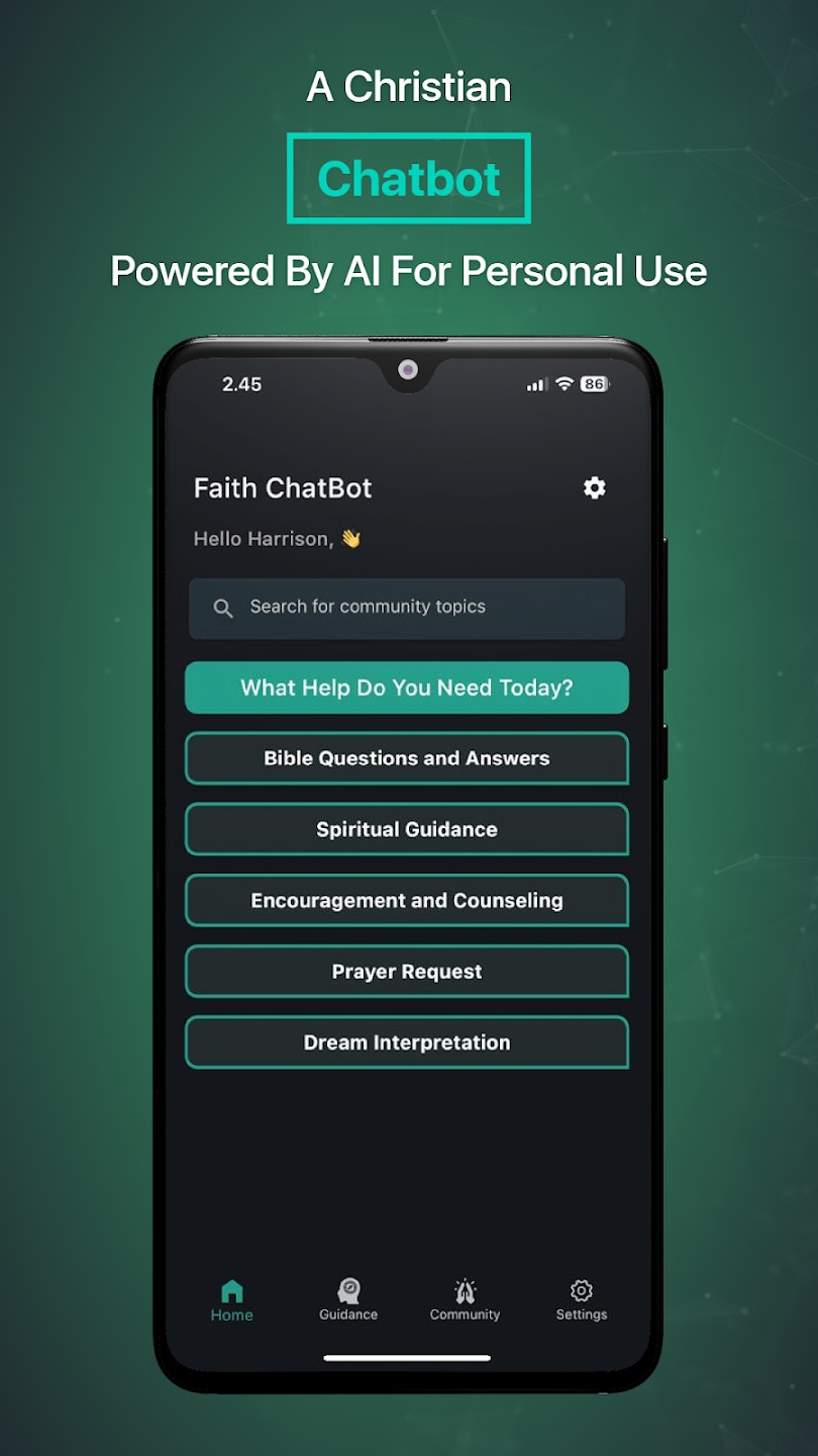 Faith Chatbot - Ein KI -Chatbot, der speziell für Christen weltweit entwickelt wurde Medien 1