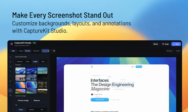 Capture Kit screenshot 2