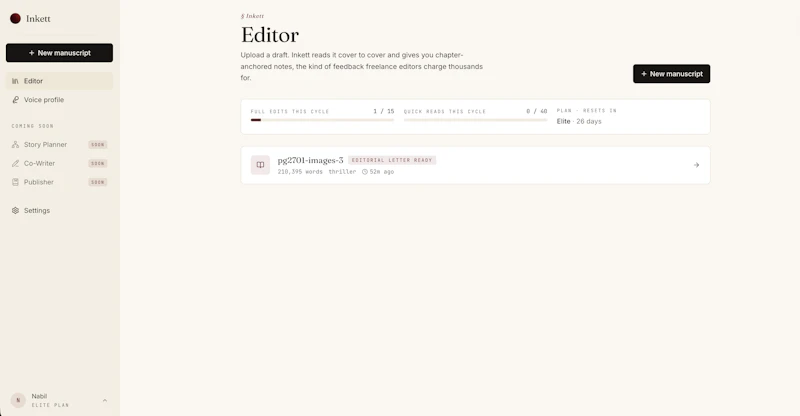Inkett screenshot 2