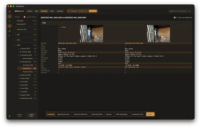 ExifXplorer screenshot 4