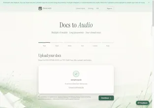 DocsToAudio gallery image