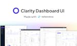Clarity Dashboard UI image