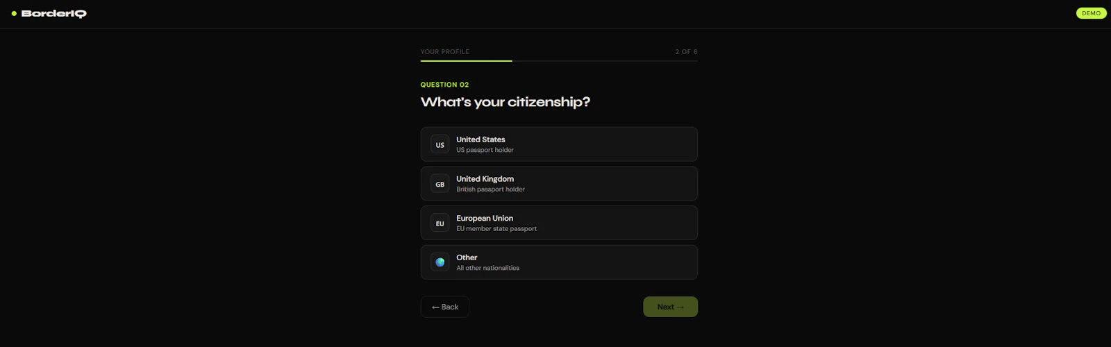 BorderIQ  screenshot 2