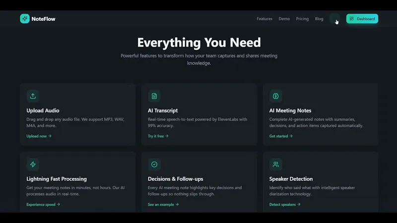 Meeting Intelligence screenshot 1 (video preview)