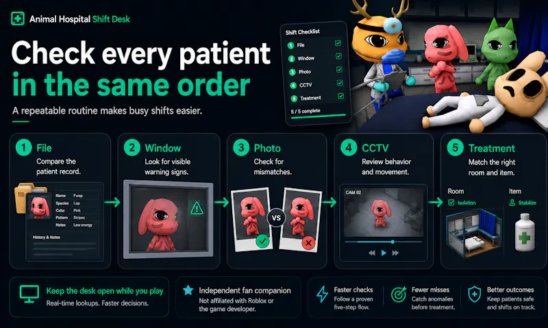 Animal Hospital Shift Desk screenshot 1