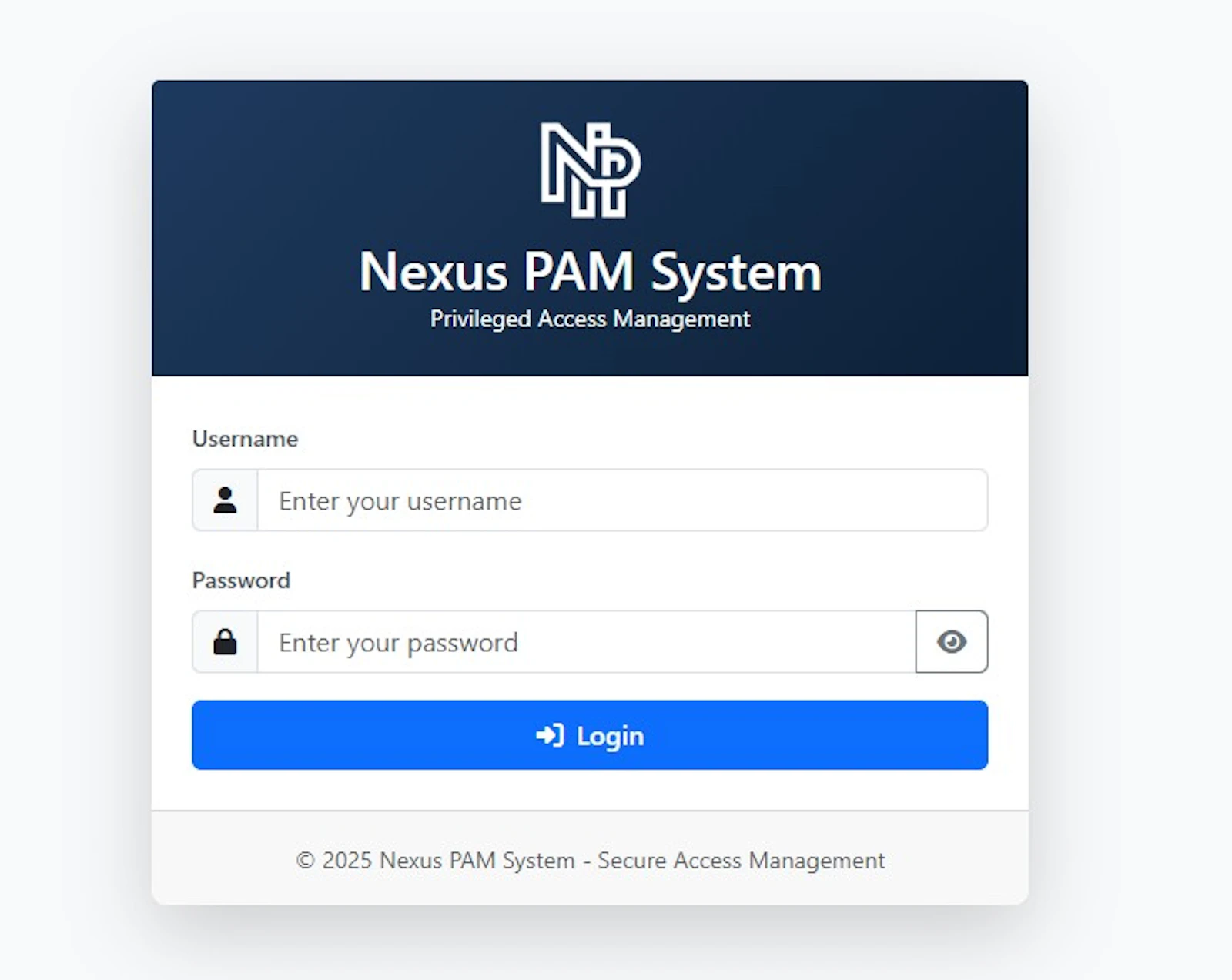 Nexus PAM System screenshot 2