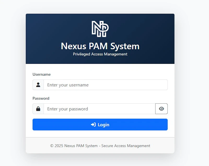 Nexus PAM System screenshot 2