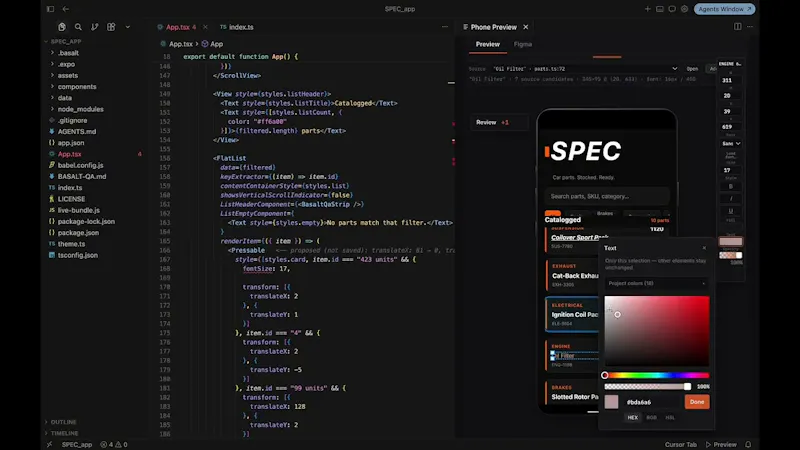 Basalt screenshot 1 (video preview)