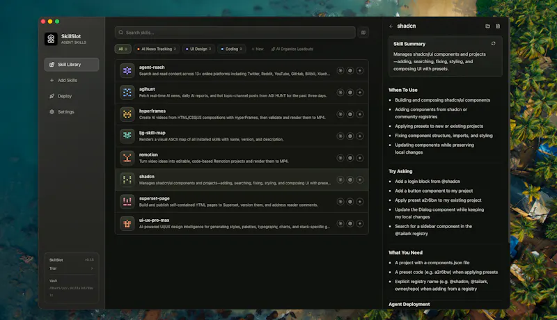 SkillSlot screenshot 2