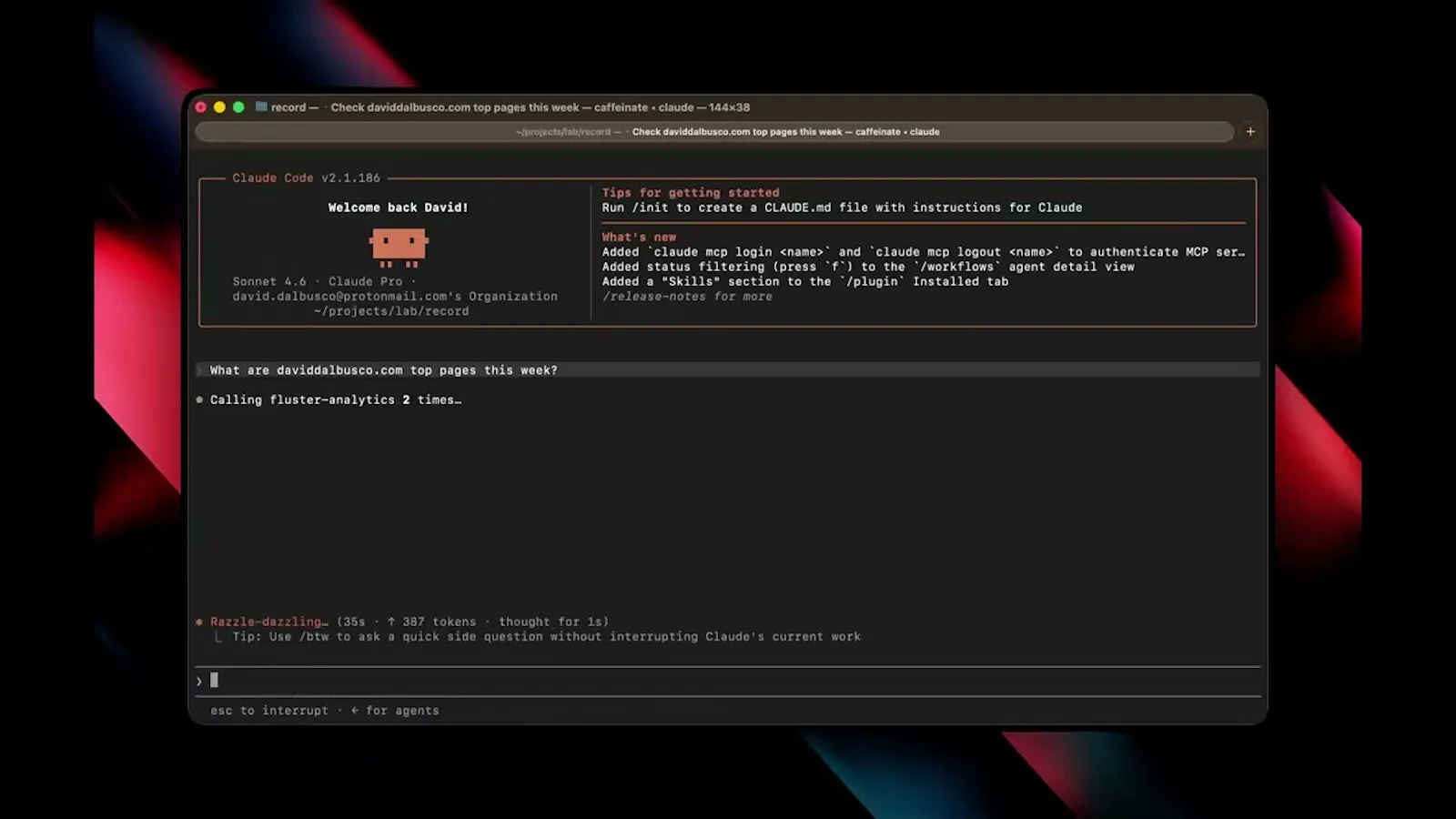 Yet Another Web Analytics screenshot 1 (video preview)