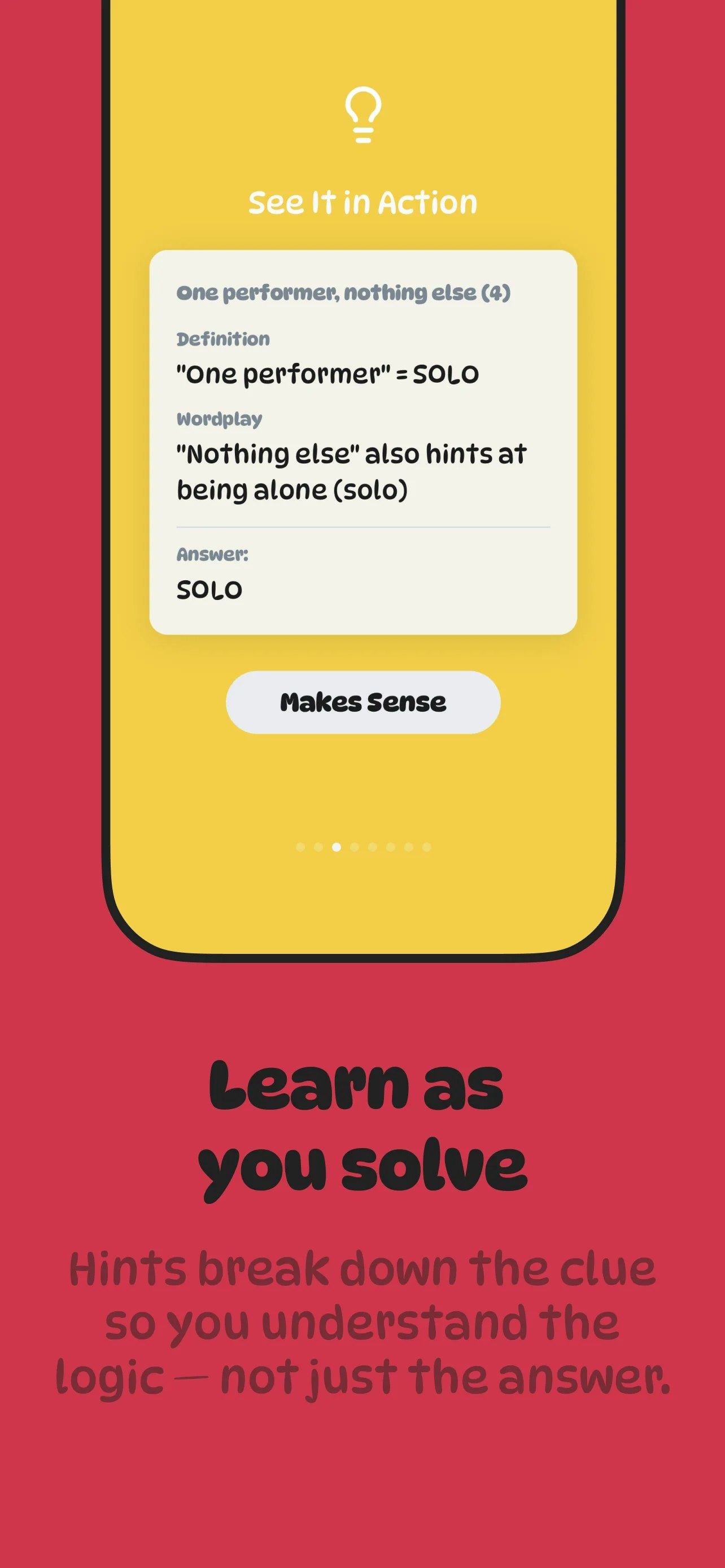 minute cryptic • wordplay - Screenshot 4 showing product features and functionality