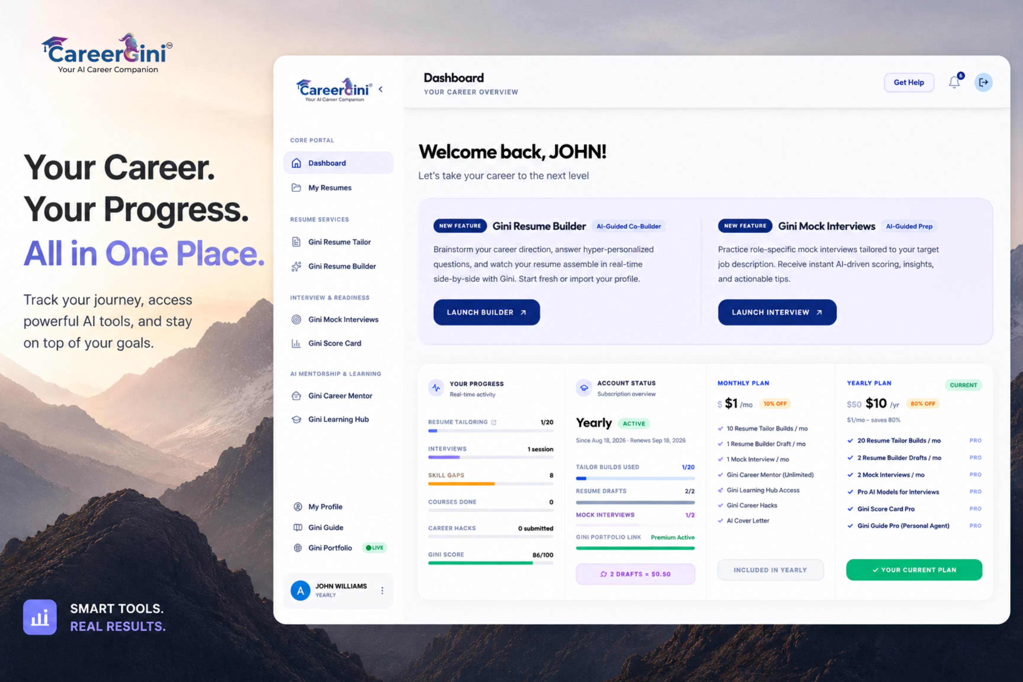 CareerGini screenshot
