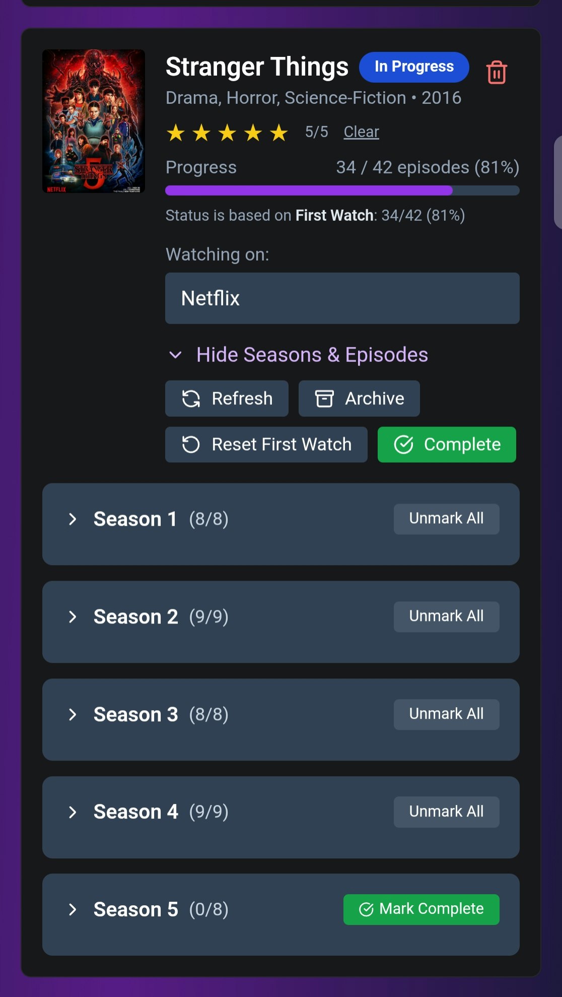 TV Tracker gallery image