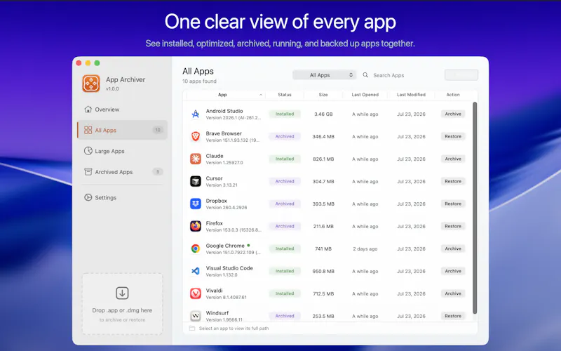 App Archiver screenshot 7