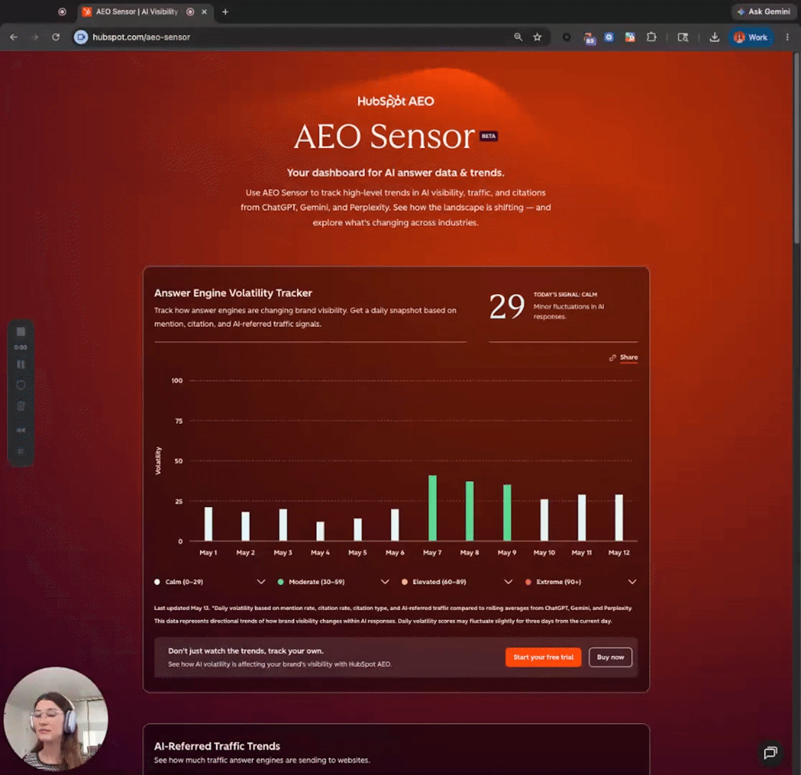 AEO Sensor screenshot 1 (video preview)
