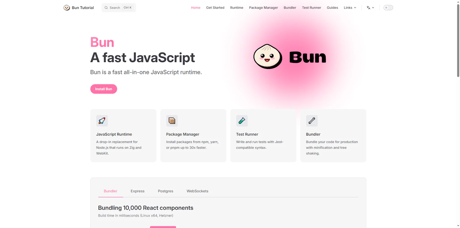 Bun screenshot 1
