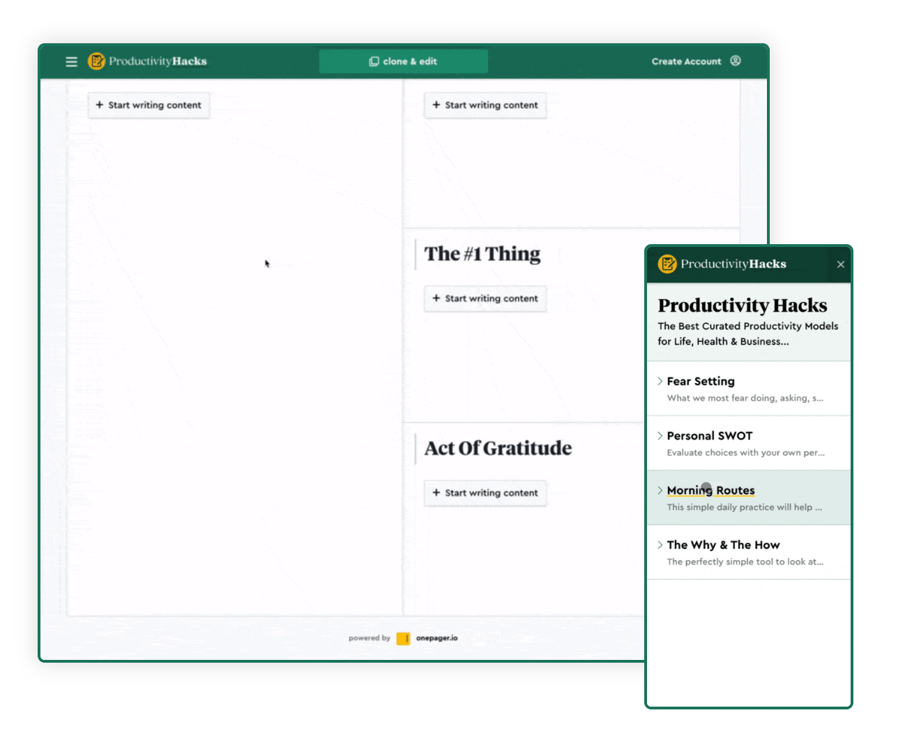 Onepager.io Create Simple 1-Page Lessons gallery image