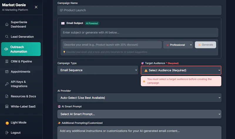 Market Genie 2.0 AI Marketing System  screenshot 4