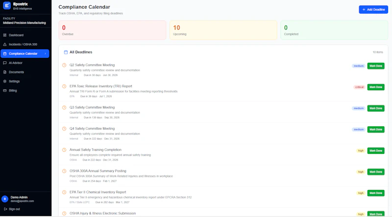 Epostrix screenshot 2