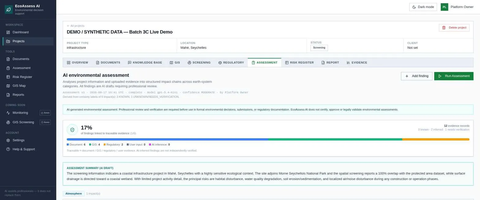 Eco assess ai gallery image