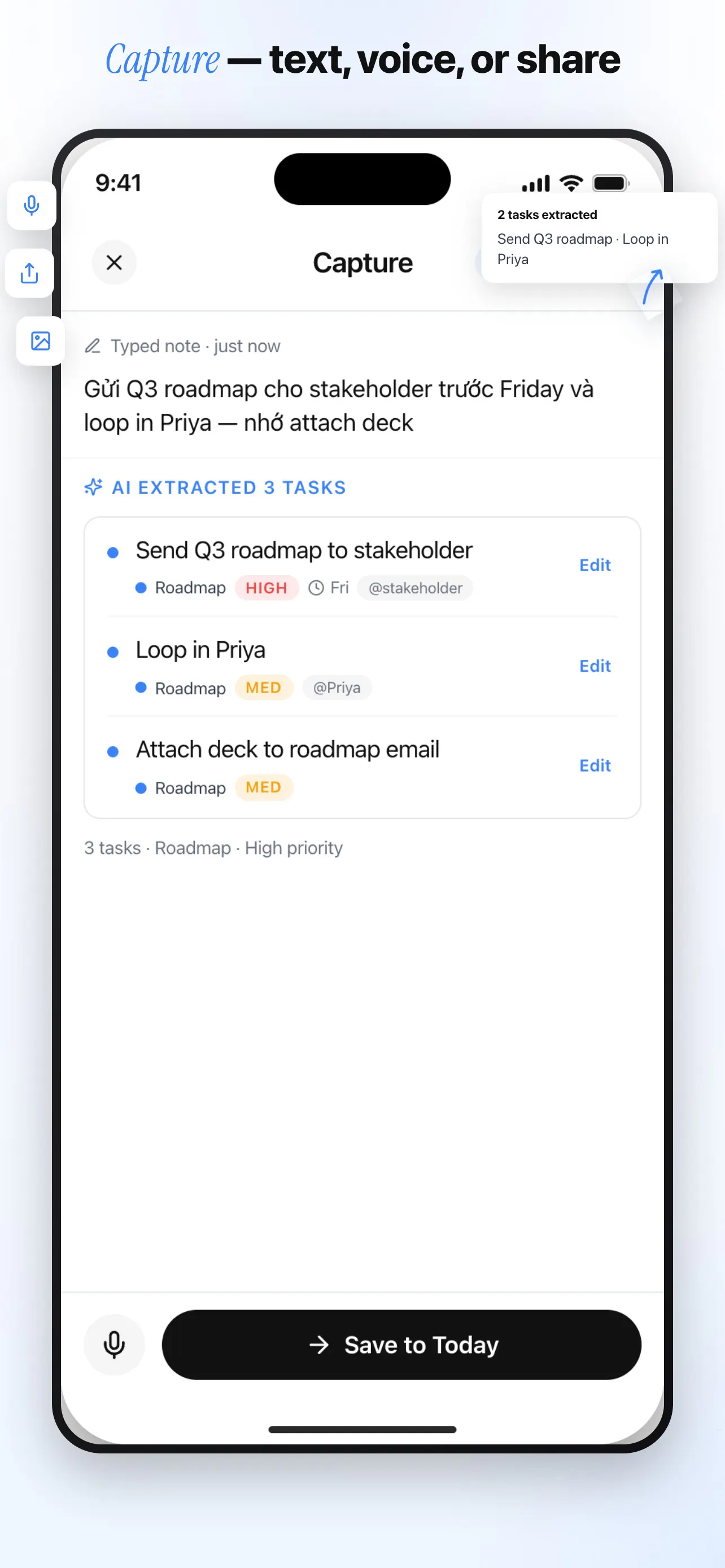 Nowlist: AI Task Capture gallery image