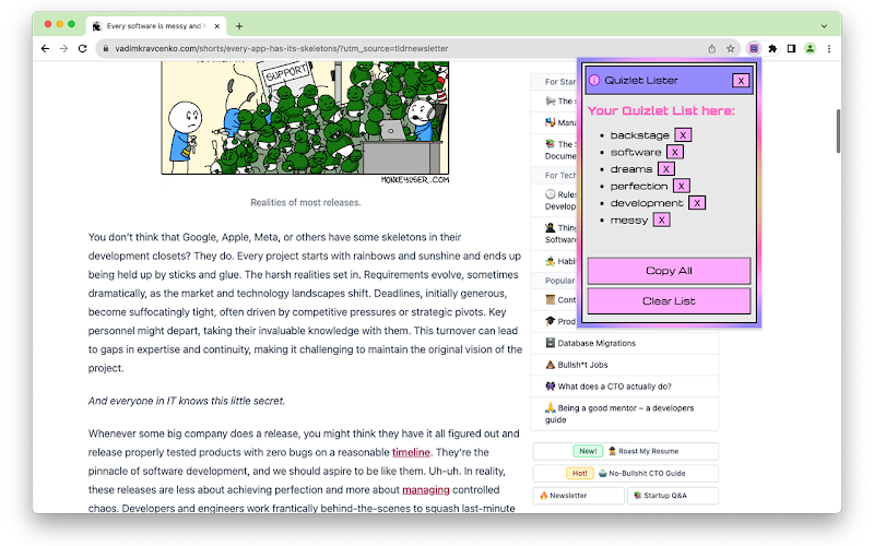 Quizlet Lister media 2