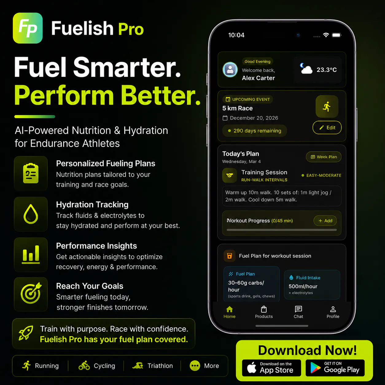 Fuelish Pro AI Fueling App for Athletes gallery image