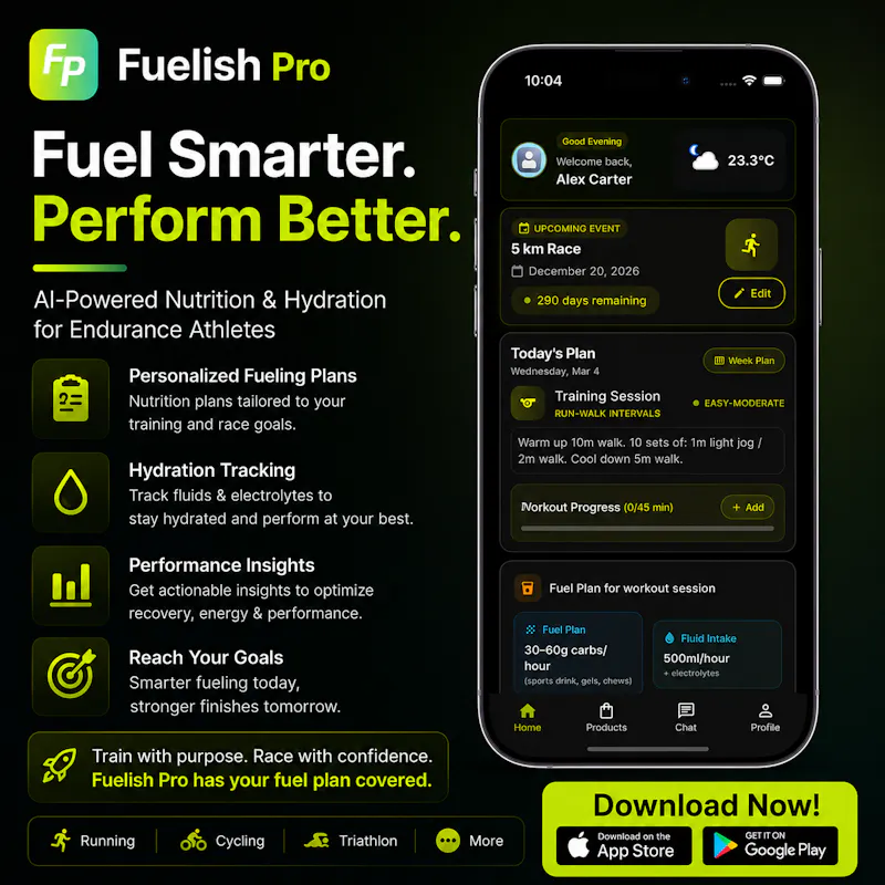 Fuelish Pro AI Fueling App for Athletes screenshot 2