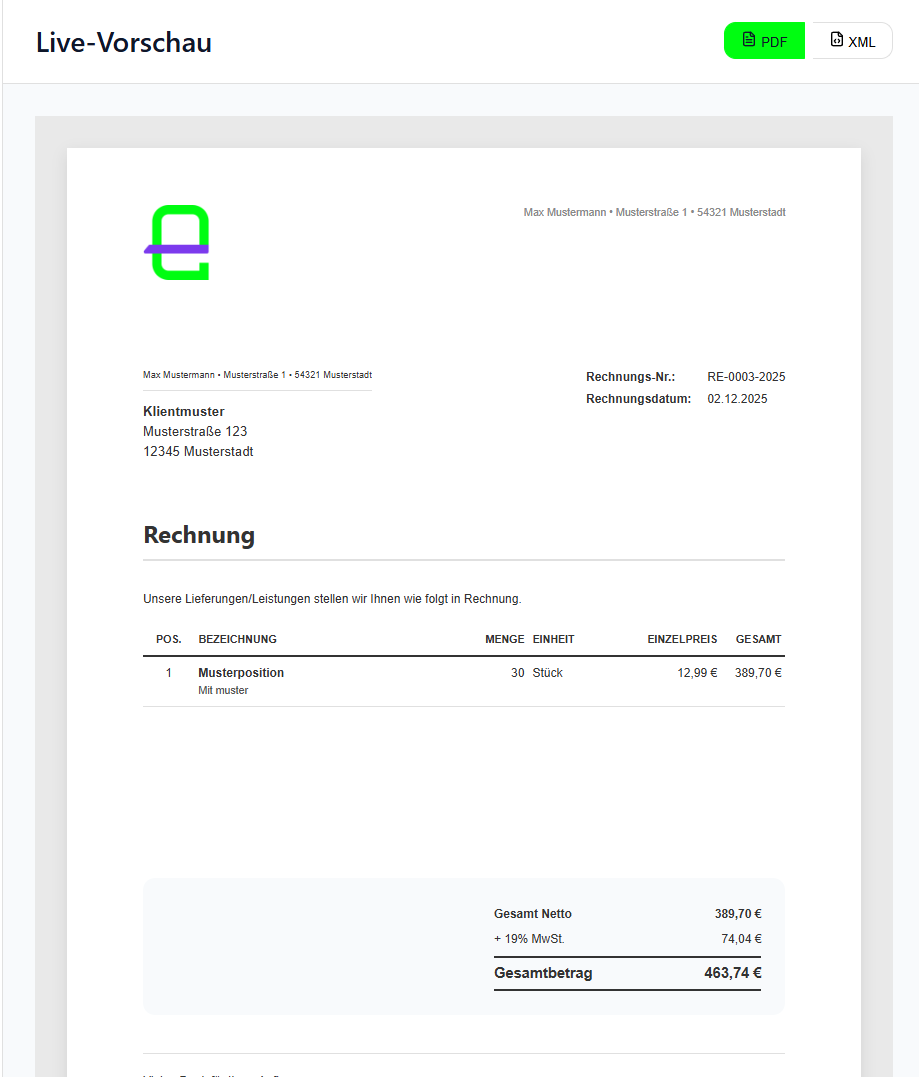 Kostenlose-Erechnung.de - Screenshot 3 showing product features and functionality