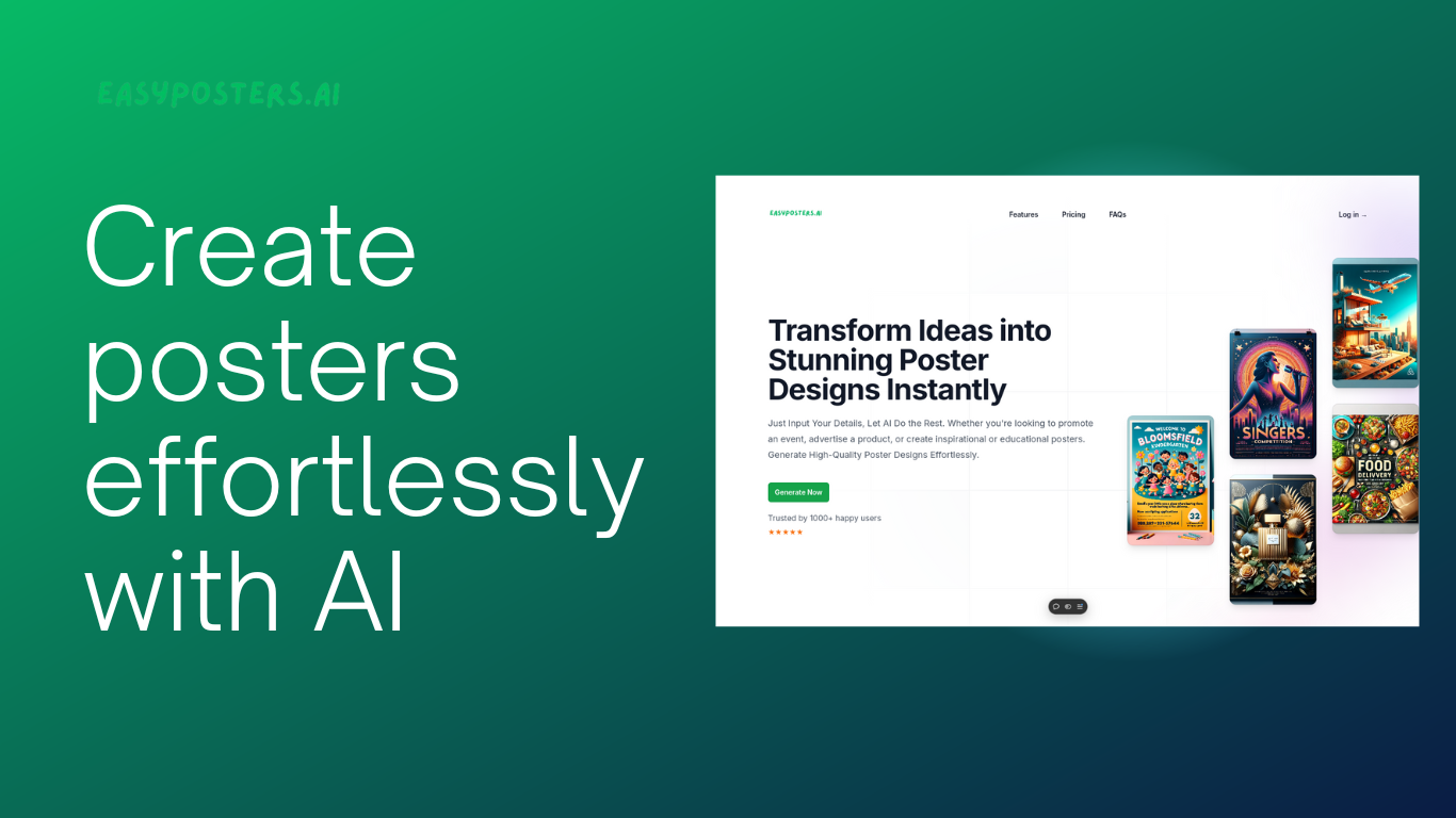Easyposters AI - Craft coinvolgenti poster in pochi secondi con AI media 1