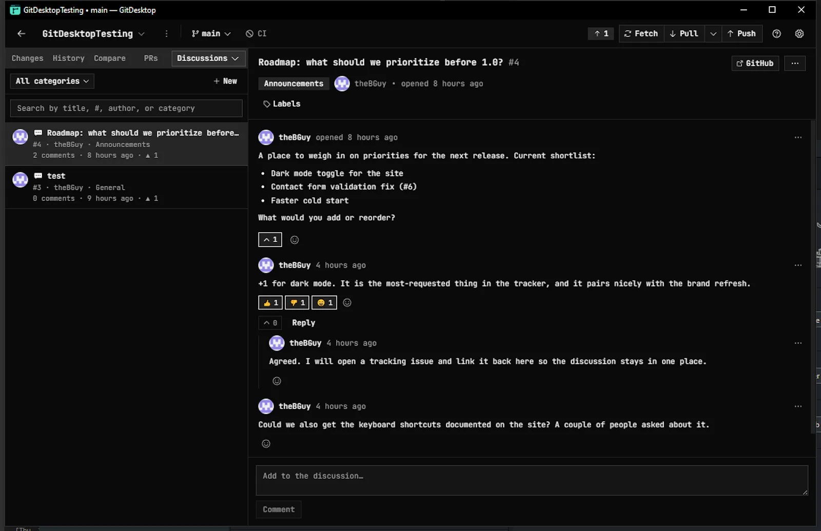 GitDesktop screenshot 4