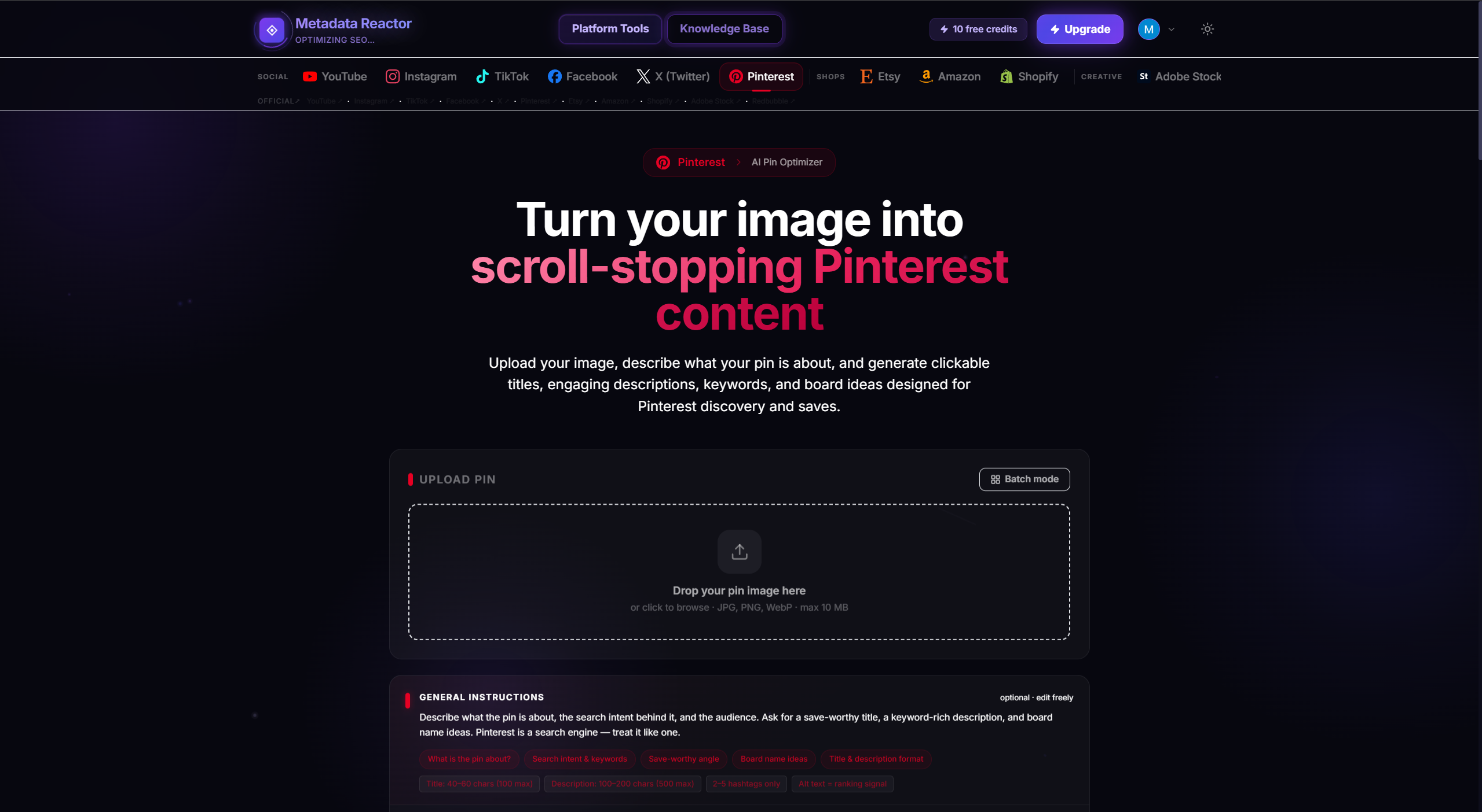 Metadata Reactor gallery image