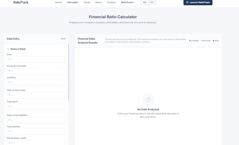 RatioTrack screenshot 1