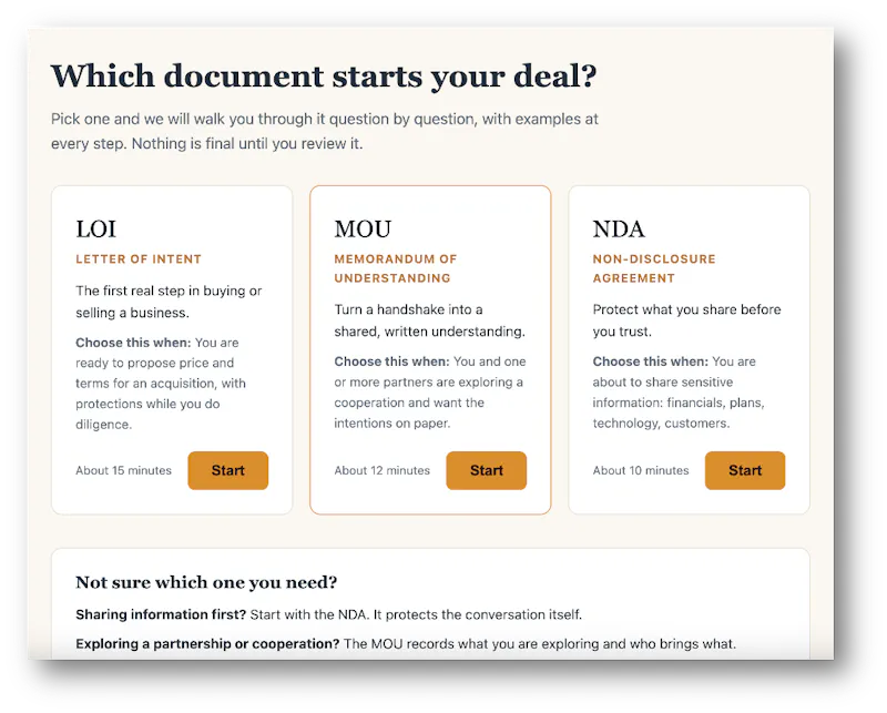DealDocs screenshot 2