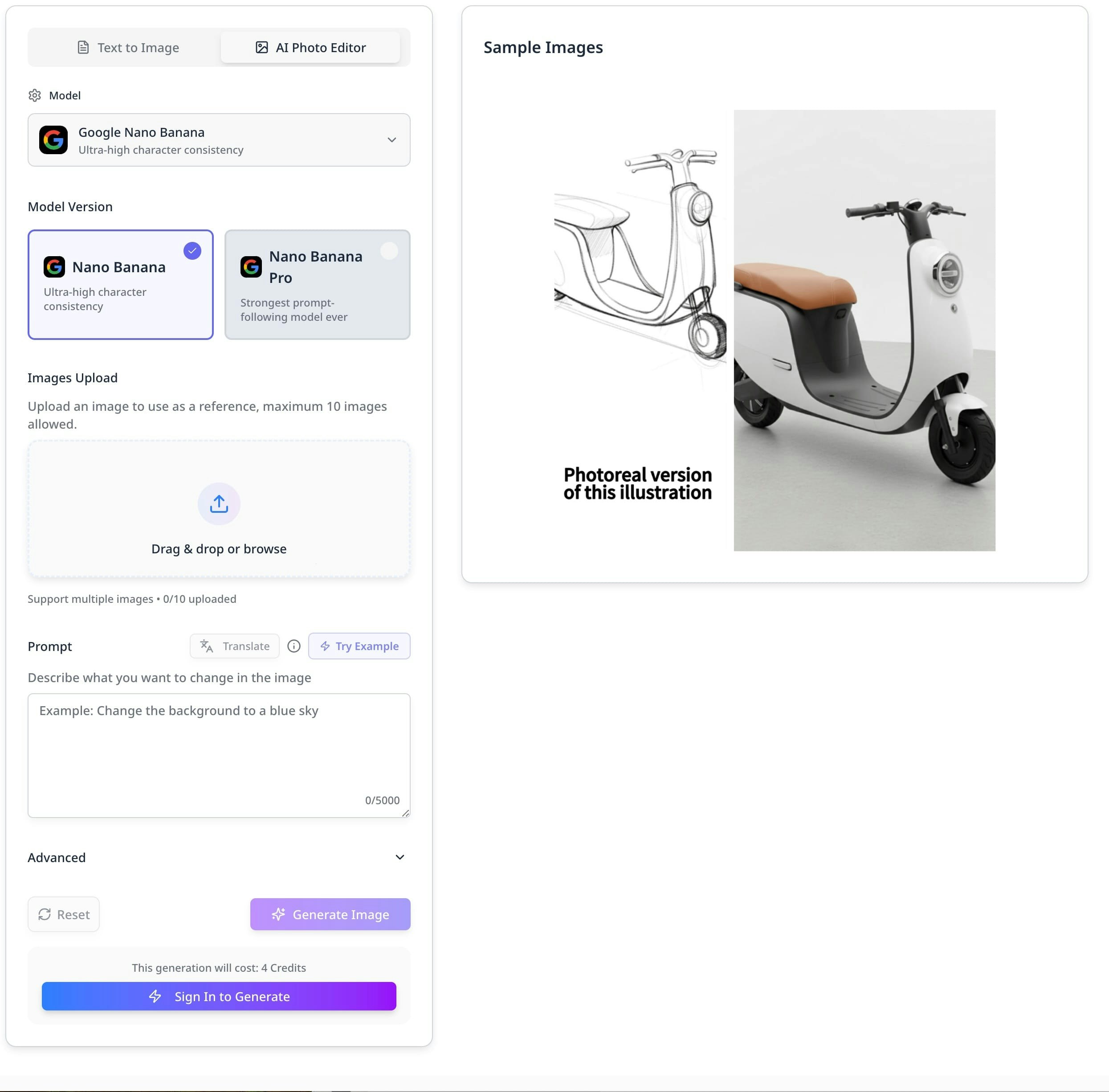 AI Photo Editor - Free AI Image Editor  - Screenshot 2 showing product features and functionality