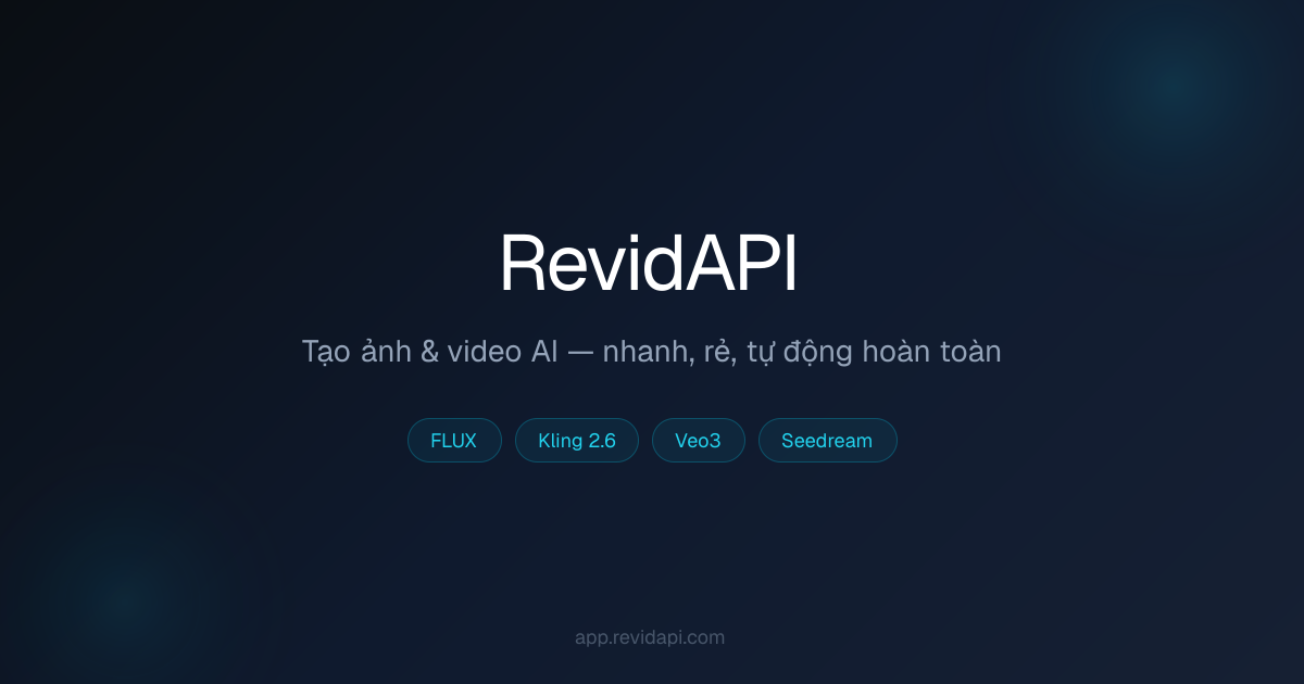 RevidAPI (No-Code + API) gallery image