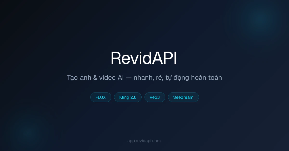 RevidAPI (No-Code + API) screenshot 1