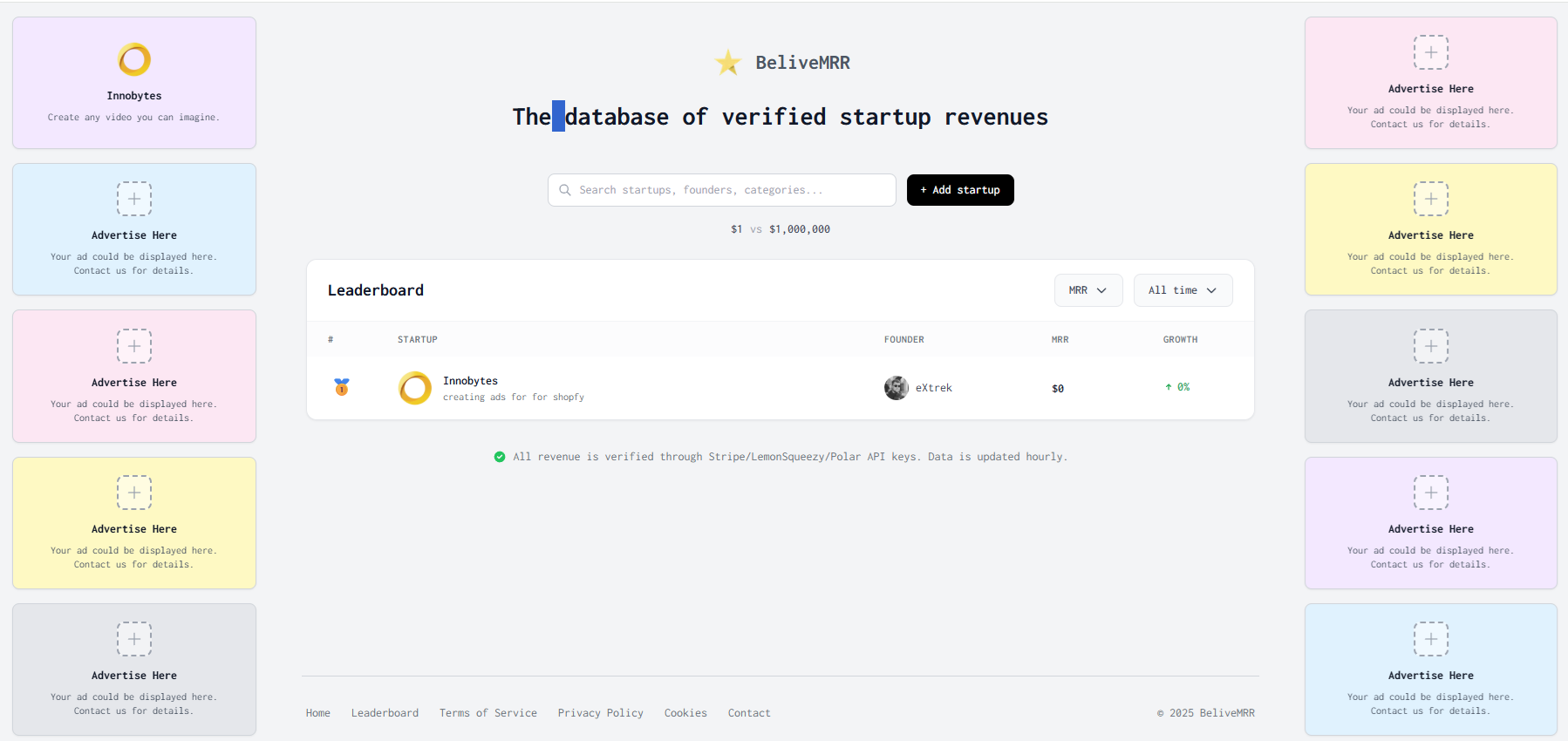 BeliveMRR - Screenshot 2 showing product features and functionality