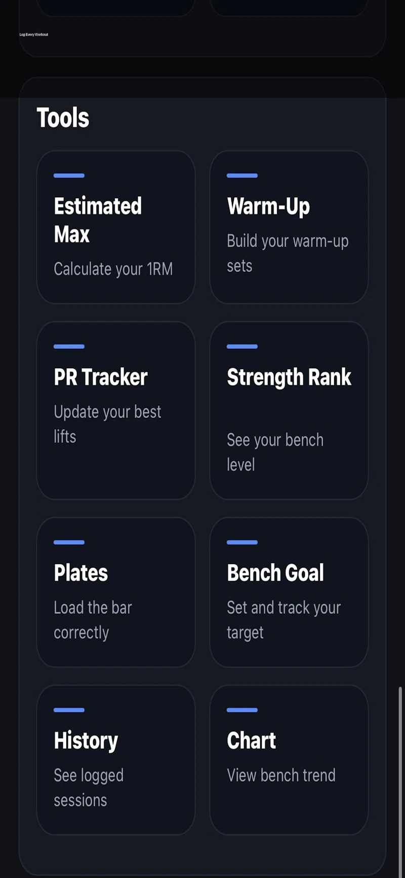 LiftCalc screenshot 3