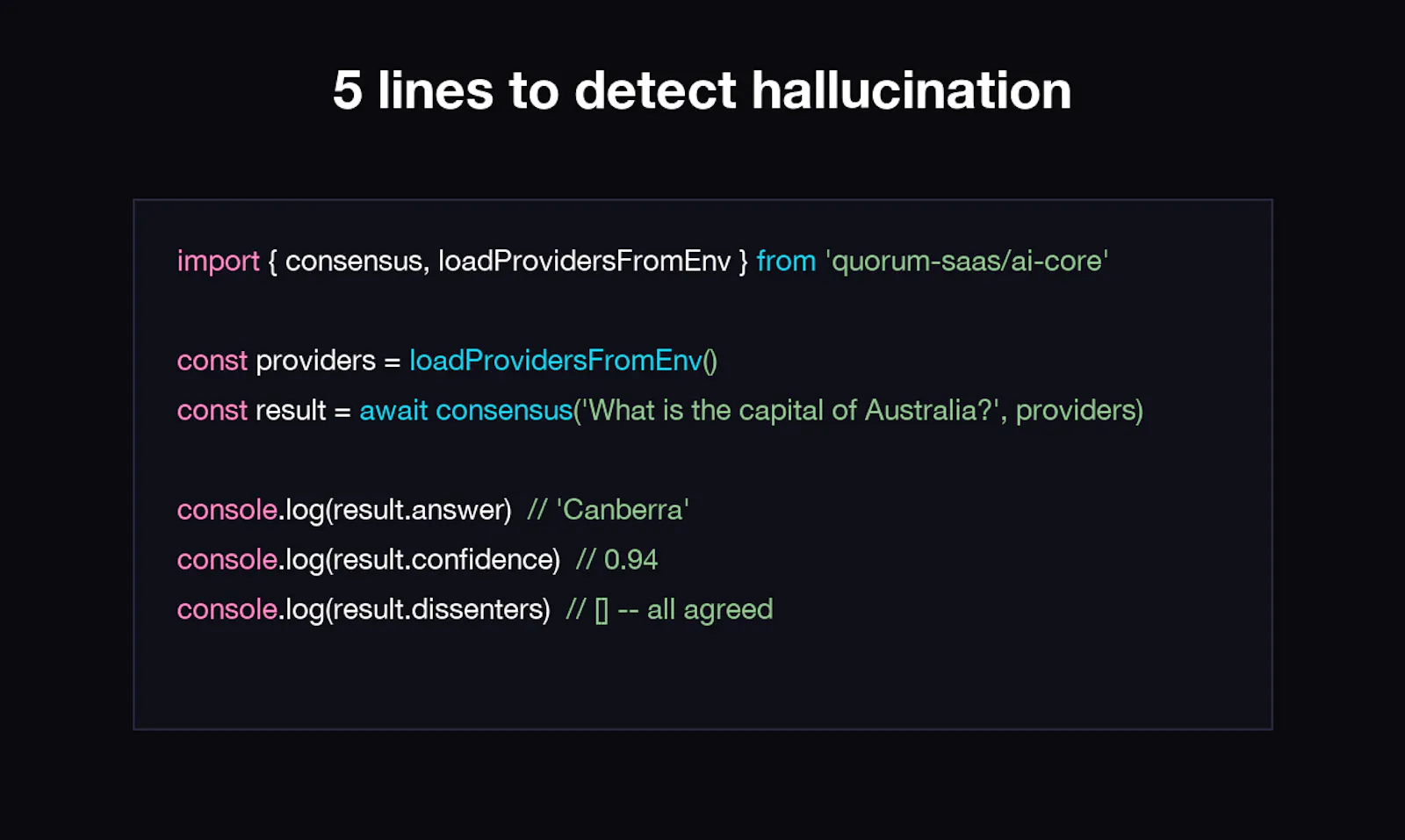 Quorum — Multi-LLM Starter Kit screenshot 10