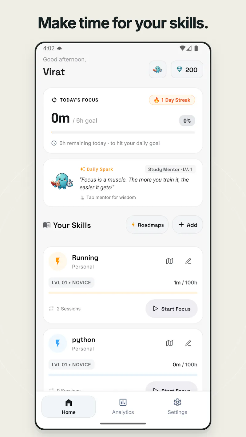 BoostSkill: Focus Study Timer screenshot 3