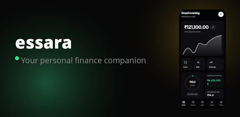 Essara – Finance Tracker screenshot 1