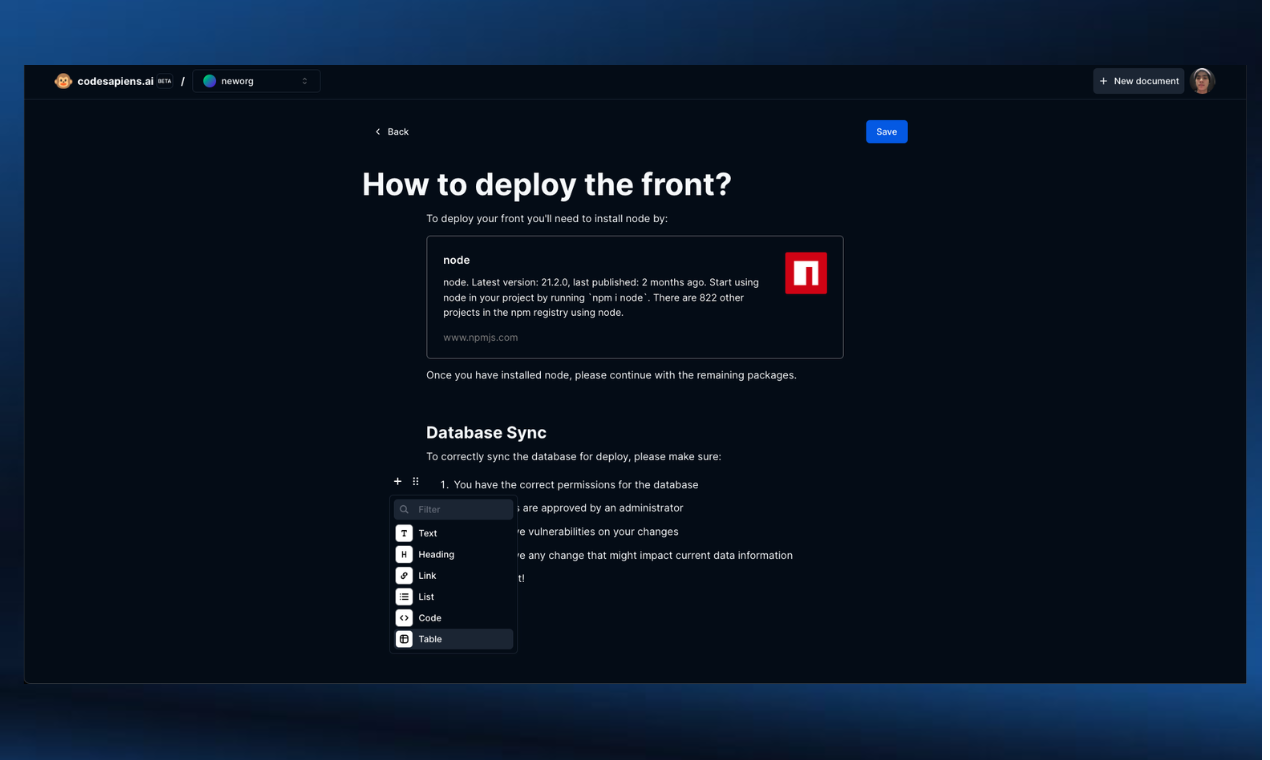 codesapiens.ai gallery image