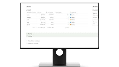 Finance Compass - Notion Trading Journal gallery image