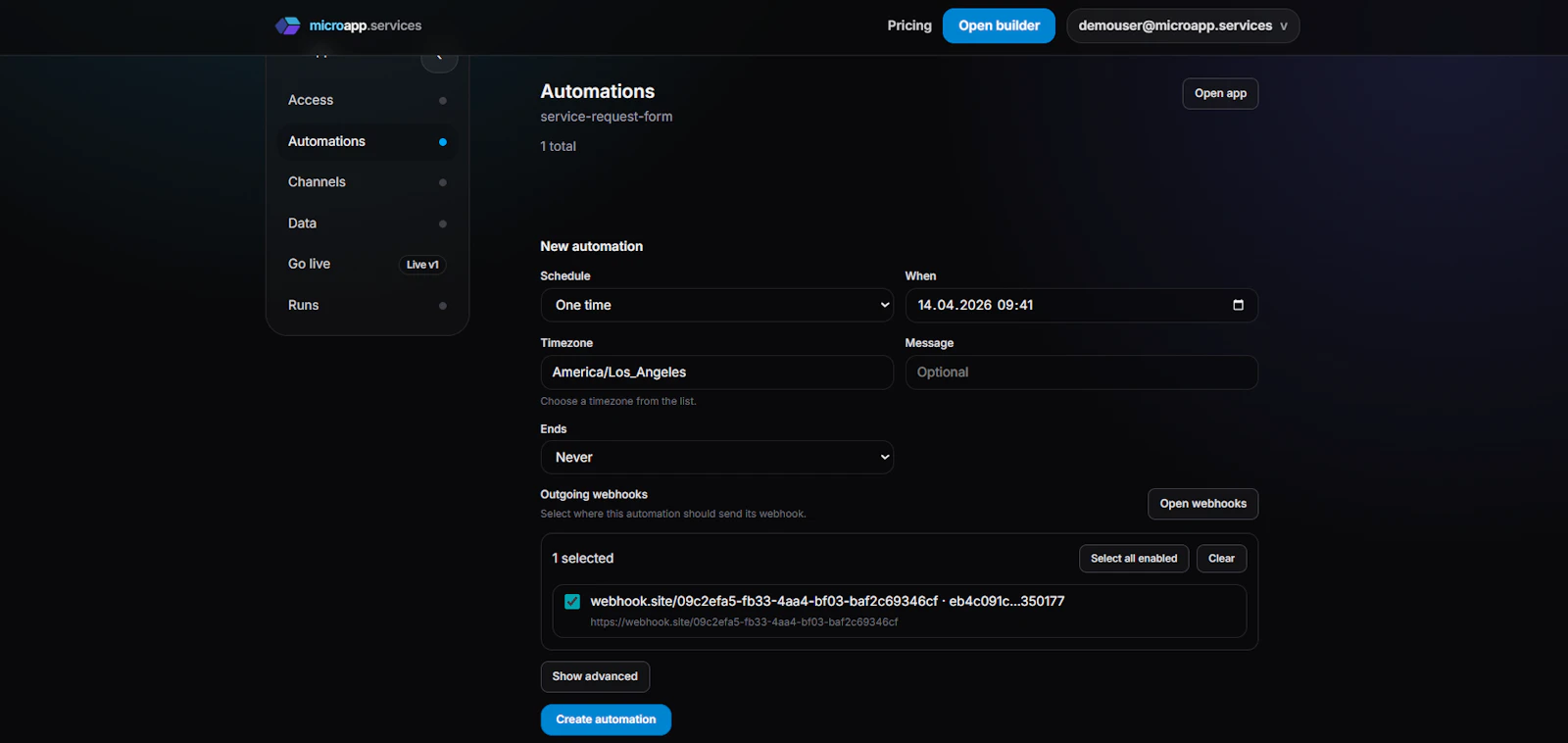 microapp.services screenshot 9